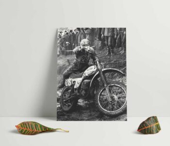 Motocross Aufstieg | Wandbild